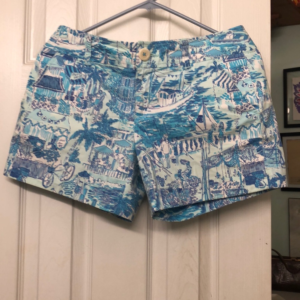 Size 4 Lilly Pulitzer blue shorts